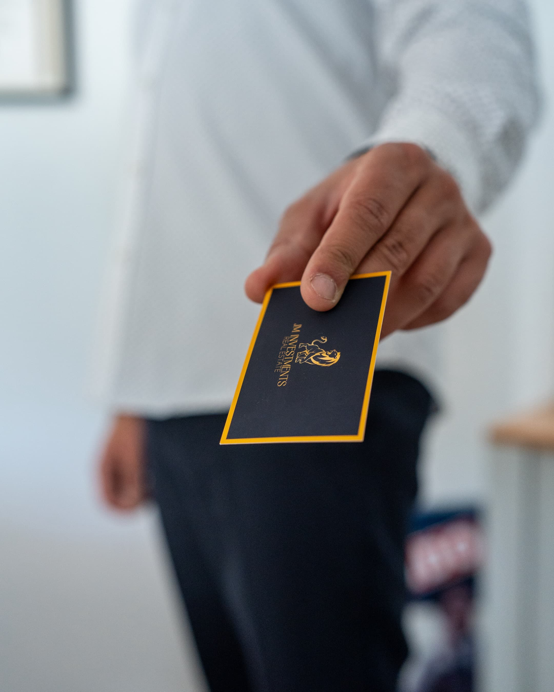 Image of company business card